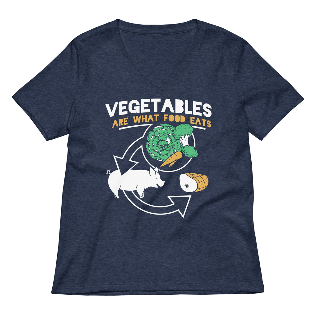 Vegetables Are What Food Eats Women's V-Neck Tee product image 2