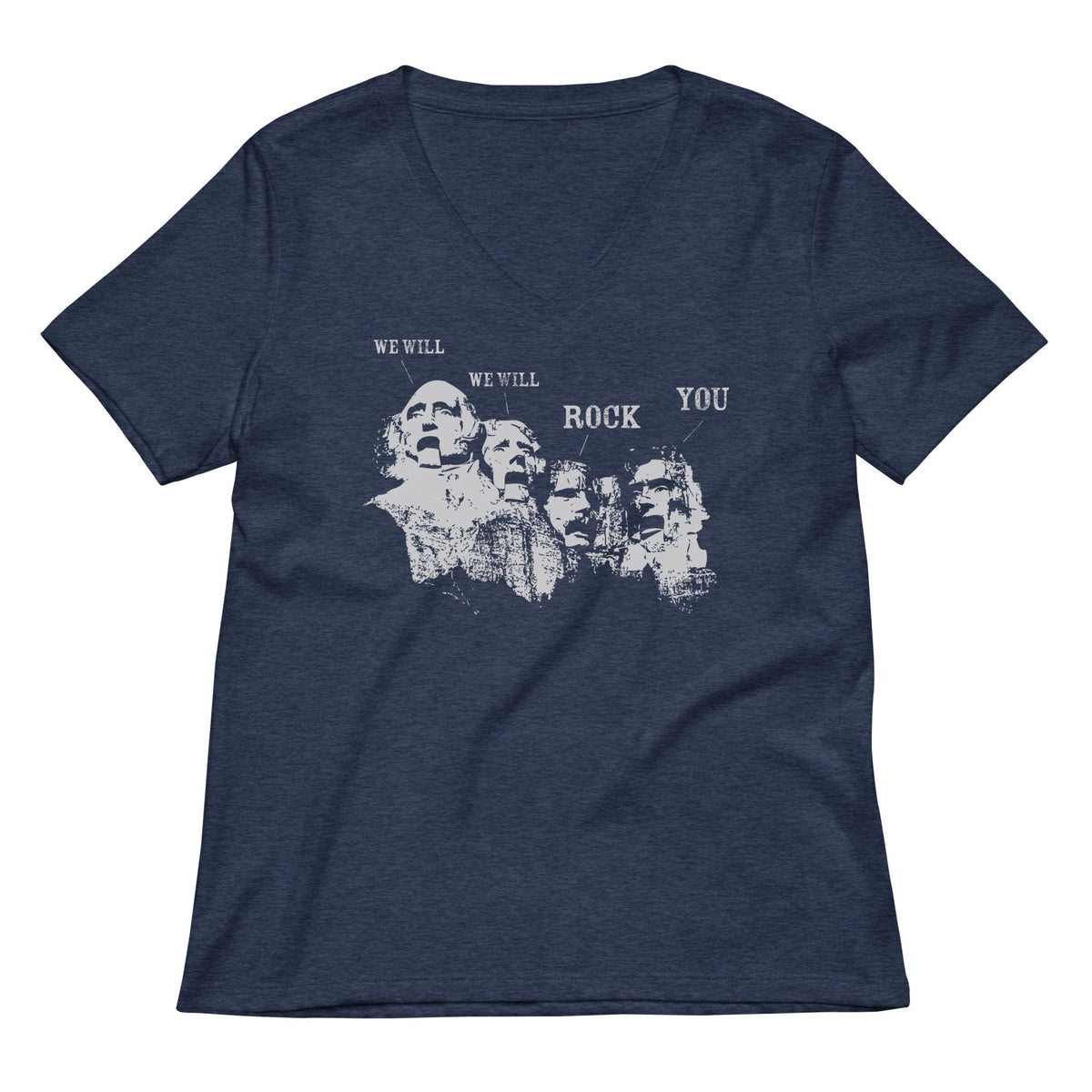 We Will Rock You Women's V-Neck Tee product image 3