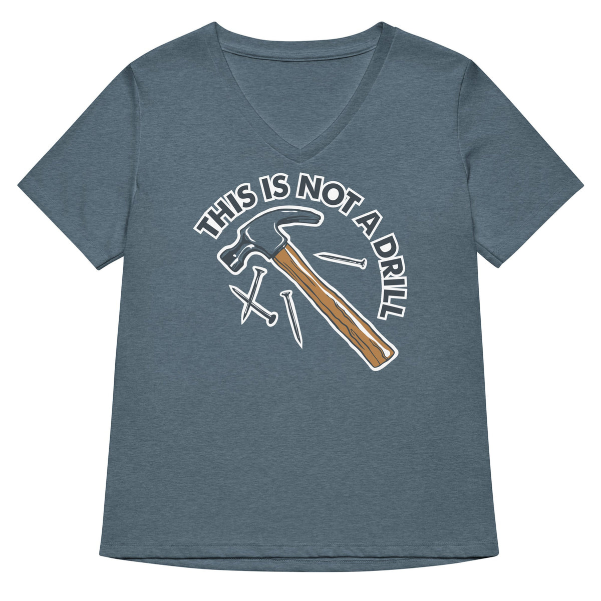 This Is Not A Drill Women's V-Neck Tee product image 2