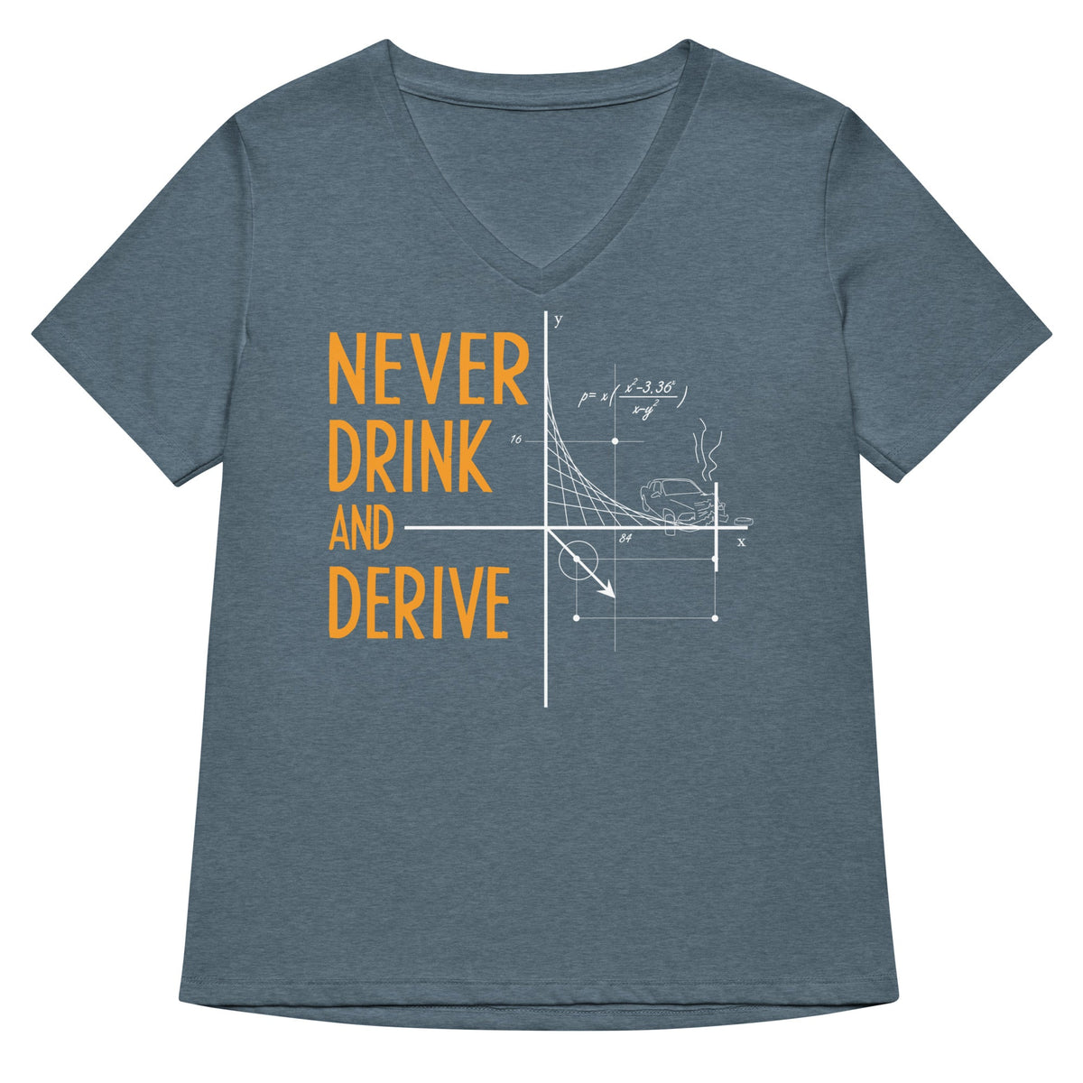 Never Drink and Derive Women's V-Neck Tee product image 4