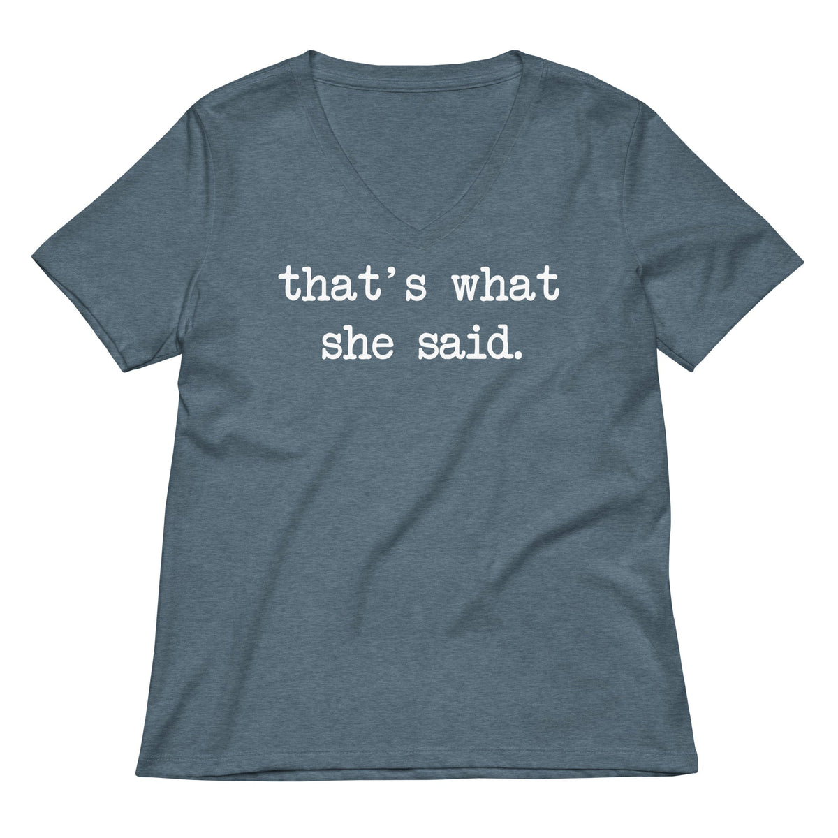 That's What She Said Women's V-Neck Tee product image 4