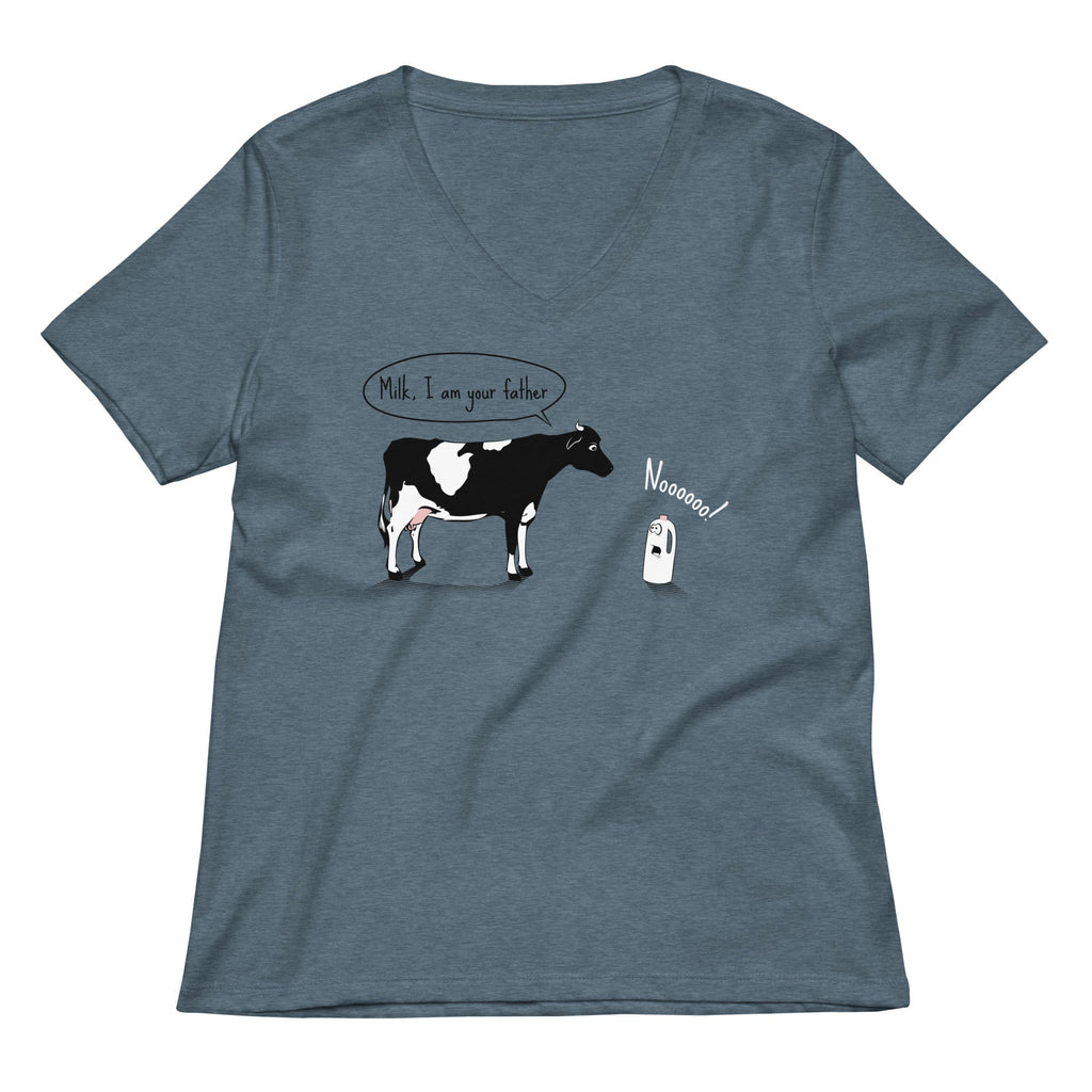Milk, I am your father Women's V-Neck Tee product image 1