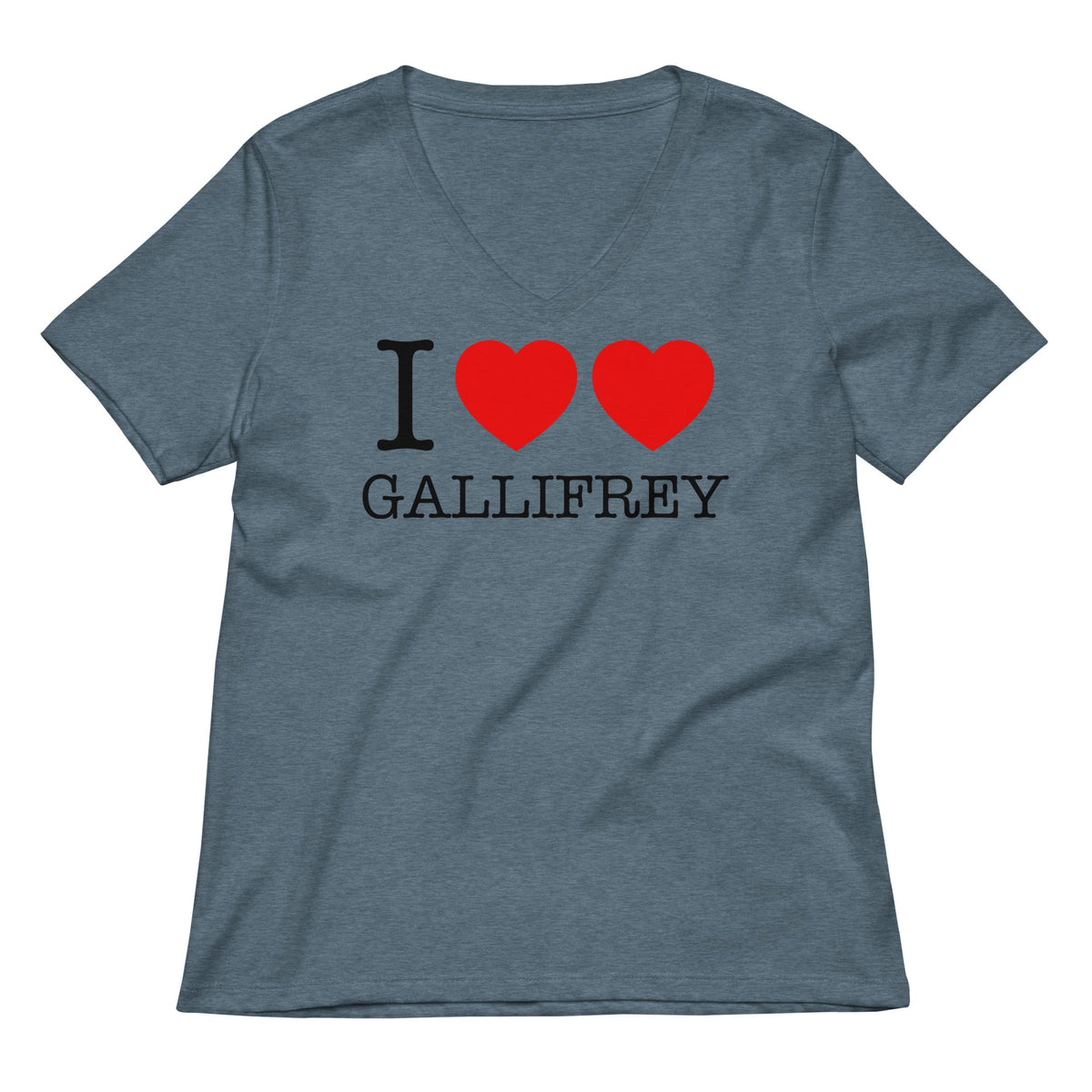 I Heart Gallifrey Women's V-Neck Tee product image 1