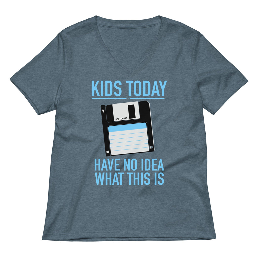 Kids Today Have No Idea What This Is Women's V-Neck Tee product image 1