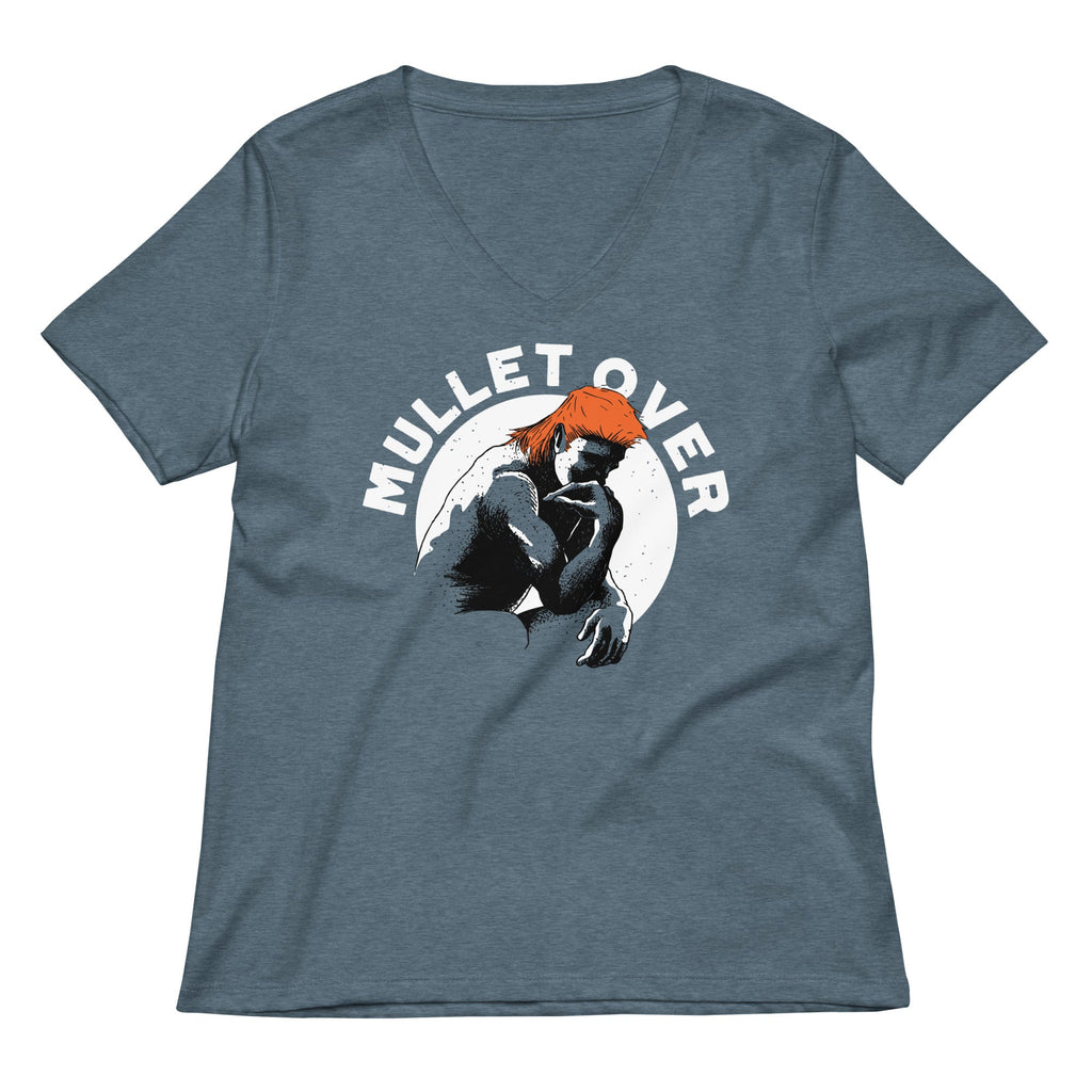 Mullet Over Women's V-Neck Tee product image 1