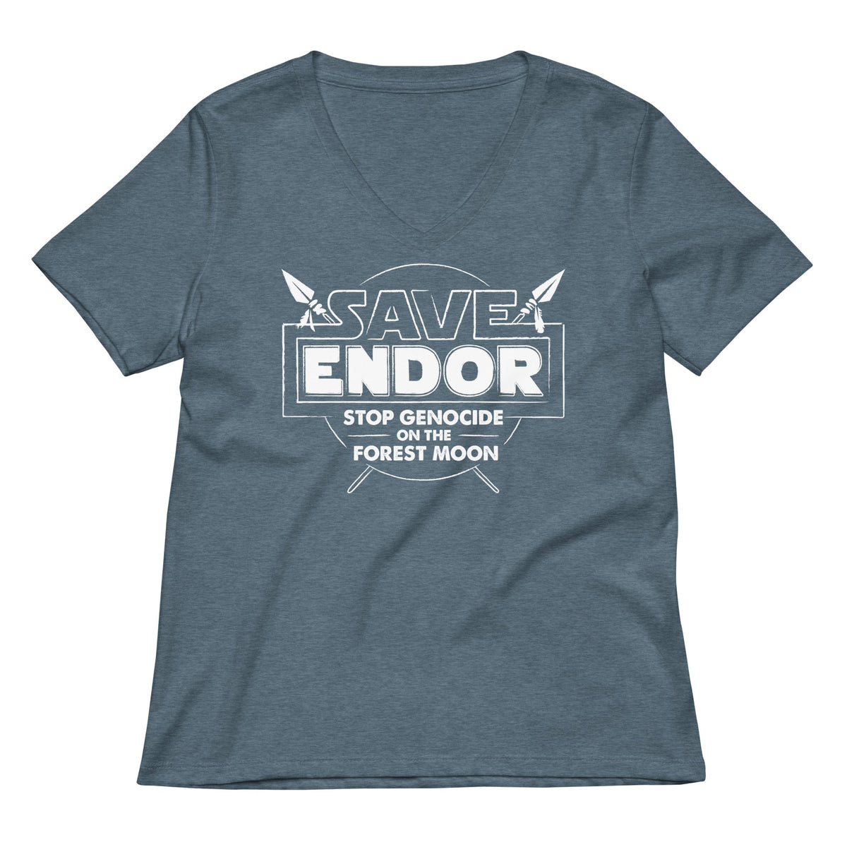 Save Endor Women's V-Neck Tee product image 4