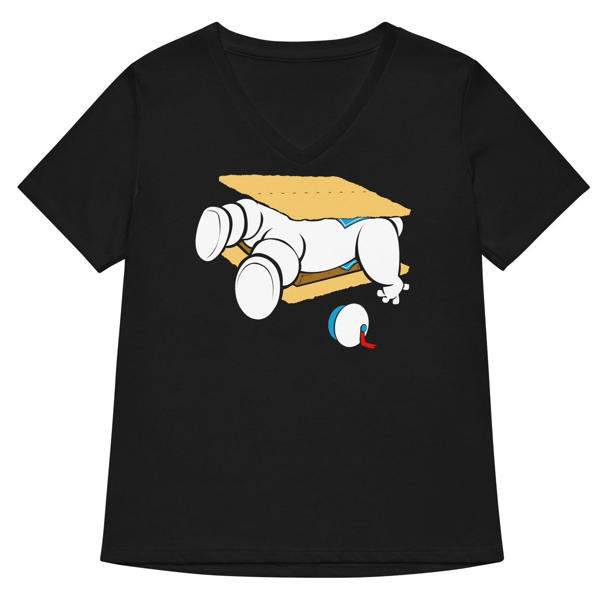 Stay S'more Women's V-Neck Tee product image 1