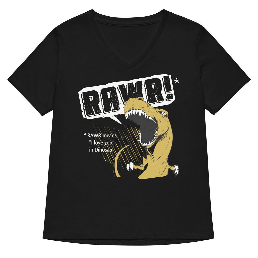 Rawr Means I Love You Women's V-Neck Tee product image 1