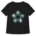 Rock Paper Scissors Lizard Spock Women's V-Neck Tee product image 1