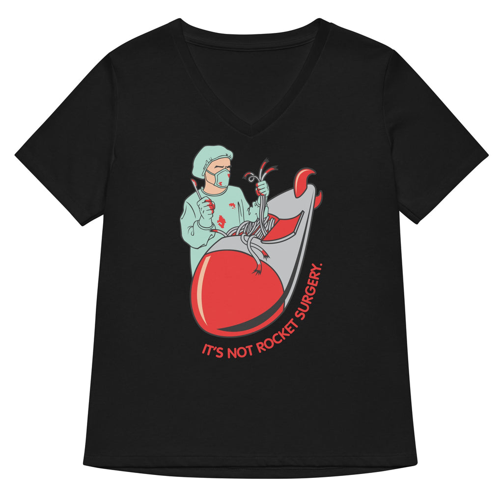 It's Not Rocket Surgery Women's V-Neck Tee product image 1