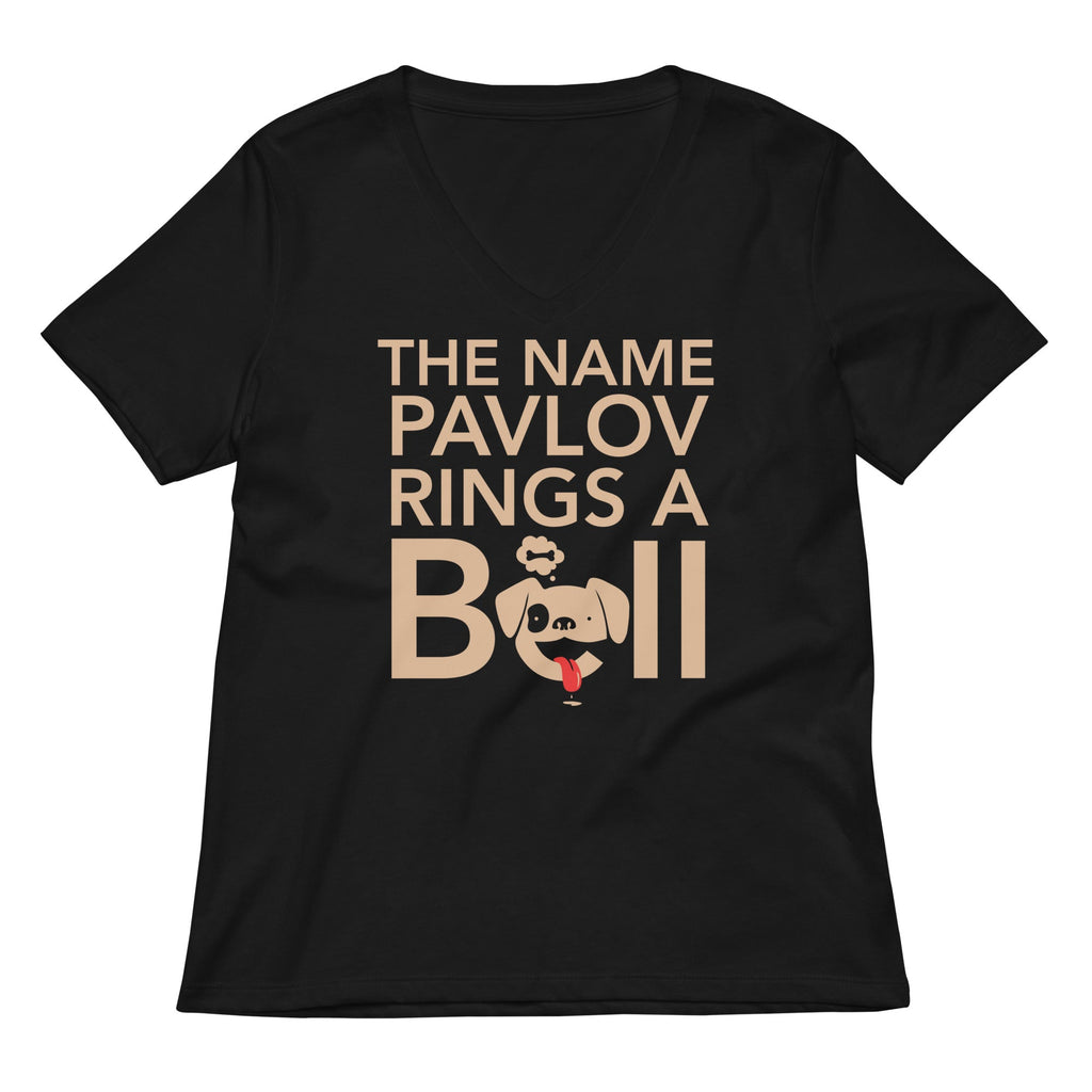 The Name Pavlov Rings A Bell Women's V-Neck Tee product image 1