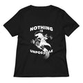 Nothing Is Unpossible Women's V-Neck Tee product image 1