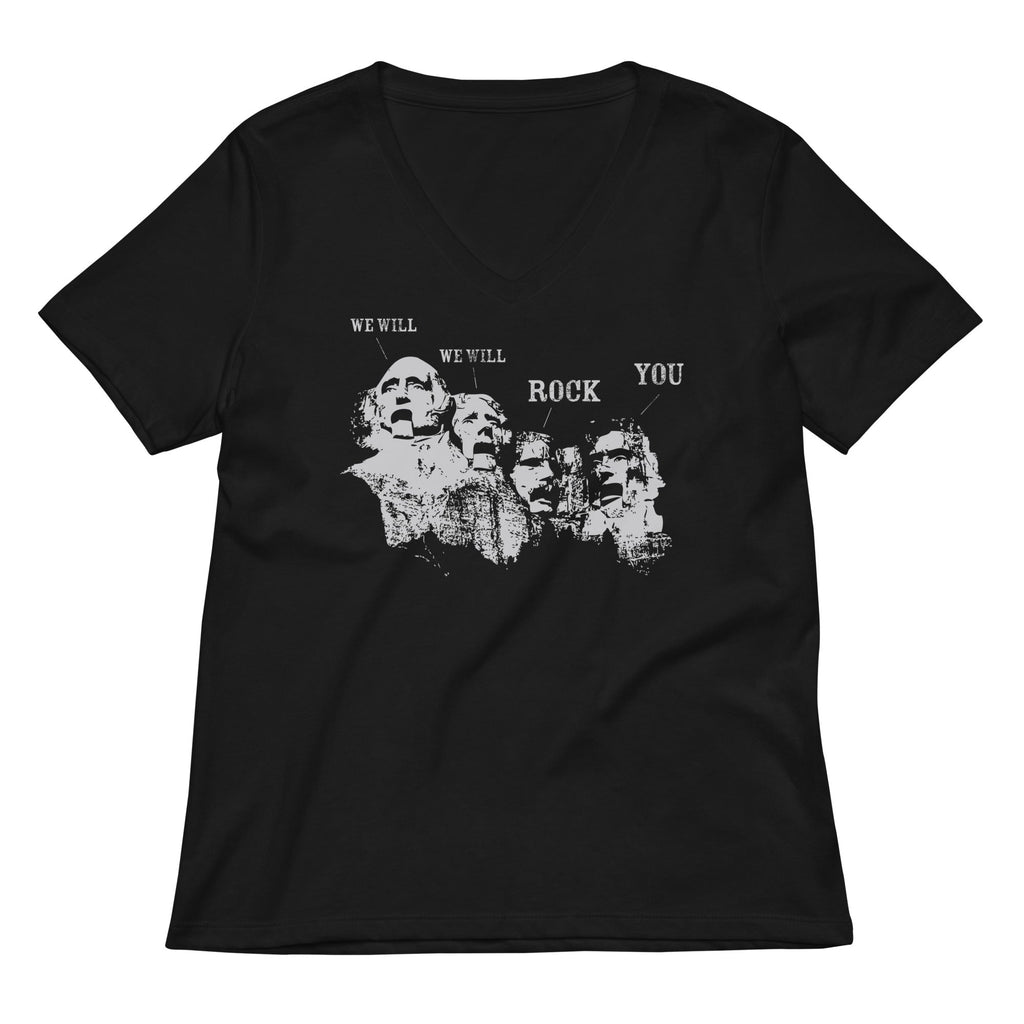 We Will Rock You Women's V-Neck Tee product image 2