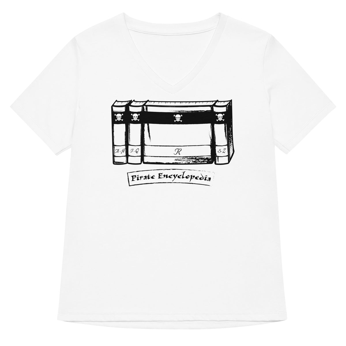 Pirate Encyclopedia Women's V-Neck Tee product image 1