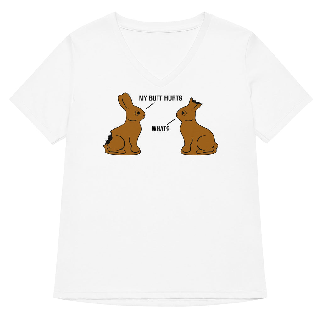My Butt Hurts Women's V-Neck Tee product image 2