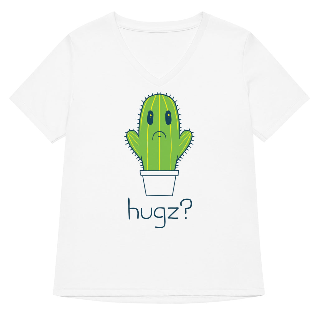 Hugz? Cactus Women's V-Neck Tee product image 1