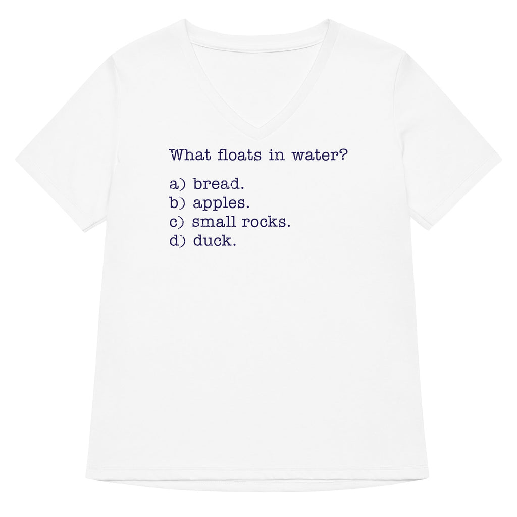 What Floats In Water? Women's V-Neck Tee product image 1