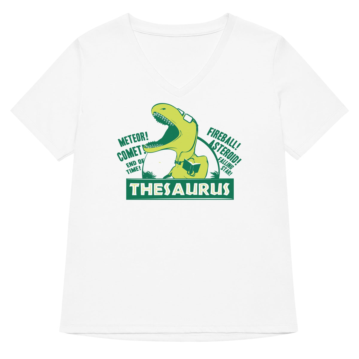 Thesaurus Women's V-Neck Tee product image 1