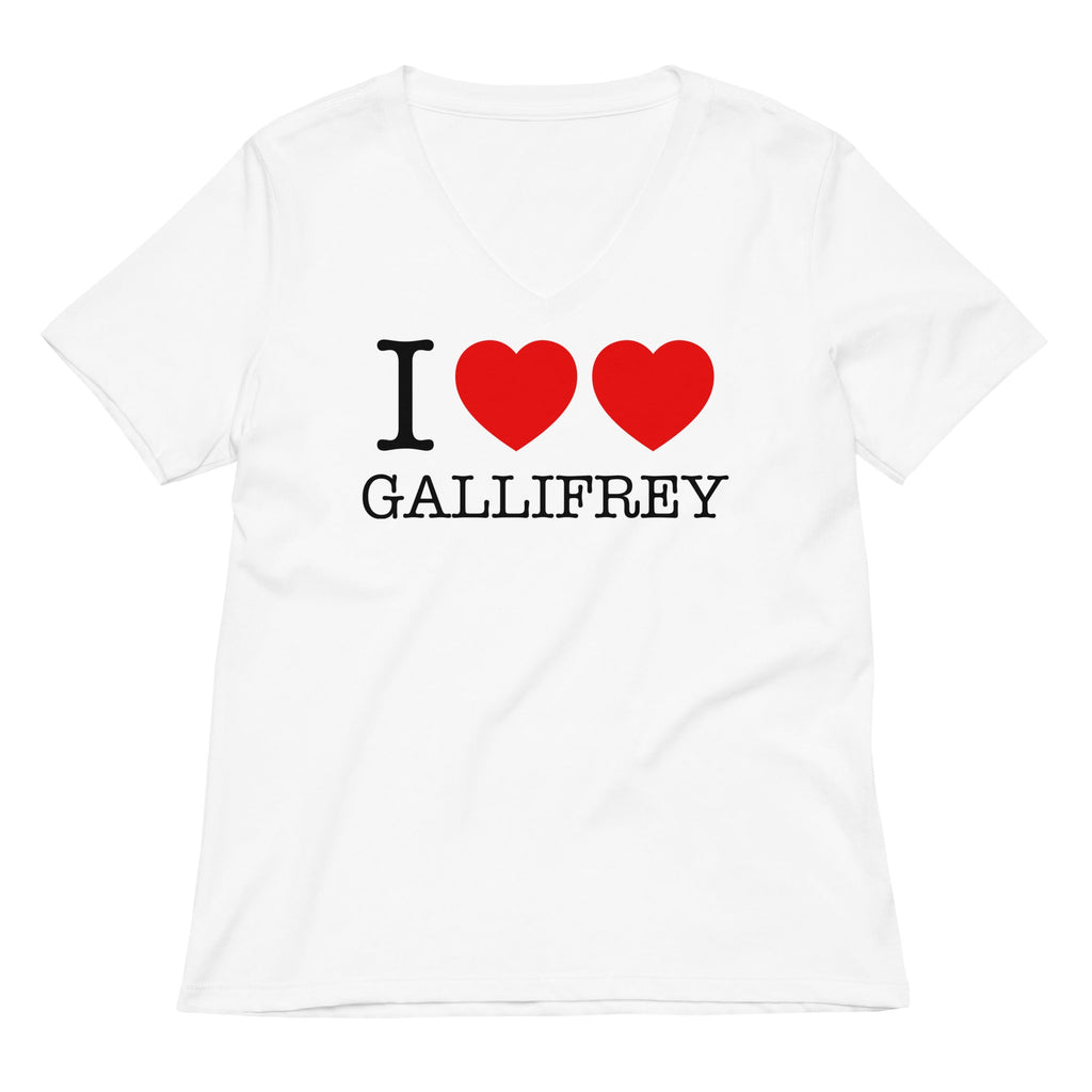 I Heart Gallifrey Women's V-Neck Tee product image 3