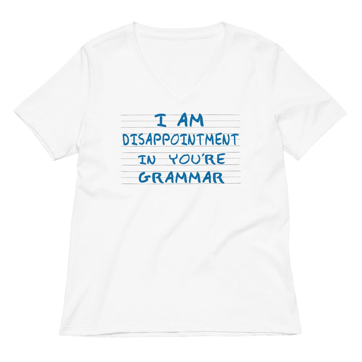 I Am Disappointment Women's V-Neck Tee product image 2