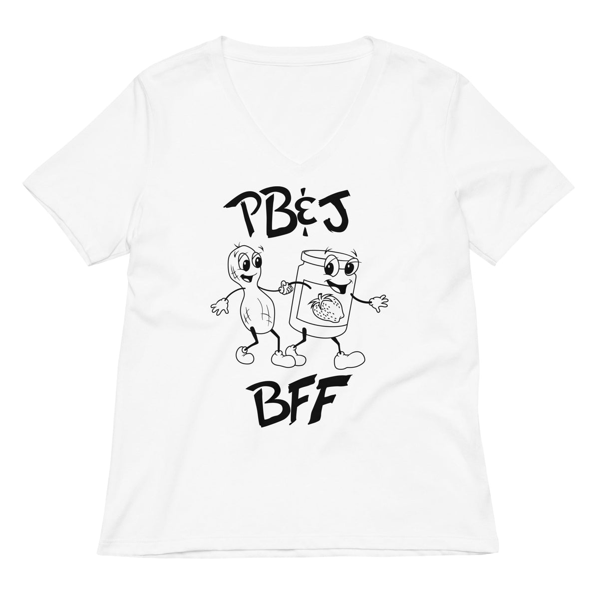 Peanut Butter And Jelly - BFF Women's V-Neck Tee product image 2