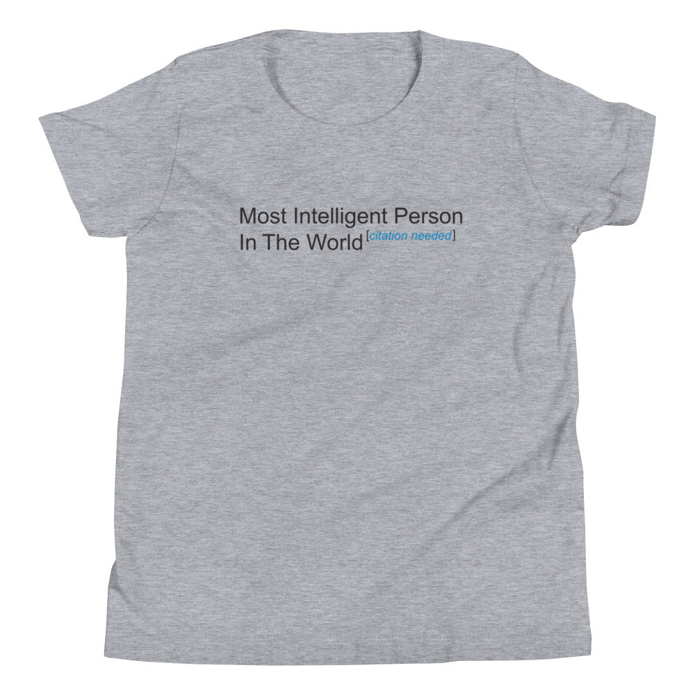 Most Intelligent Person in the World Citation Needed Kid's product image 2