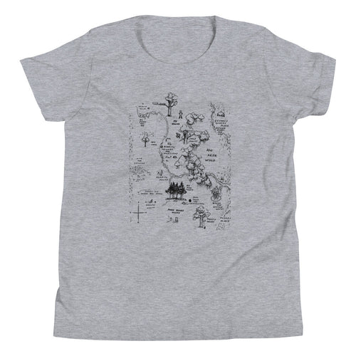 100 Acre Map Kid's Youth Tee product image 1