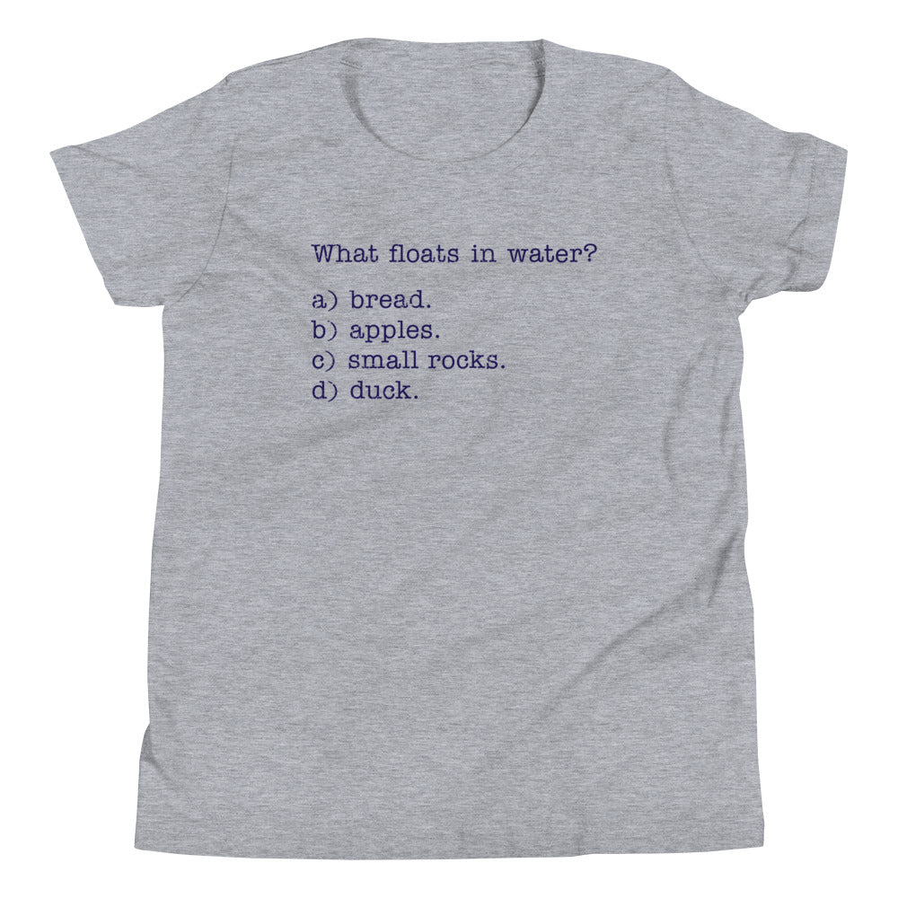 What Floats In Water? Kid's Youth Tee product image 1