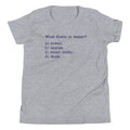 What Floats In Water? Kid's Youth Tee product image 1