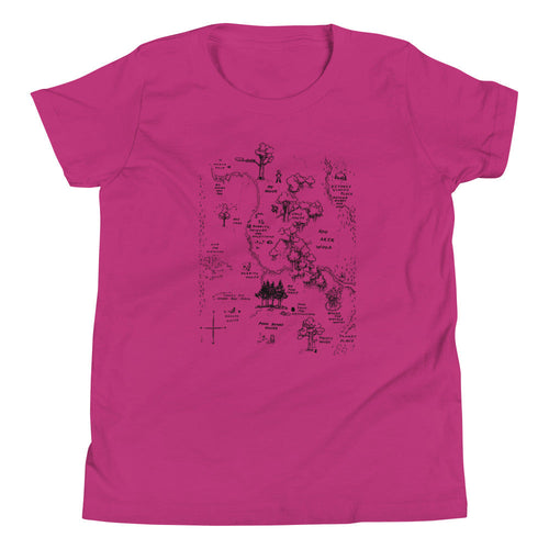 100 Acre Map Kid's Youth Tee product image 2