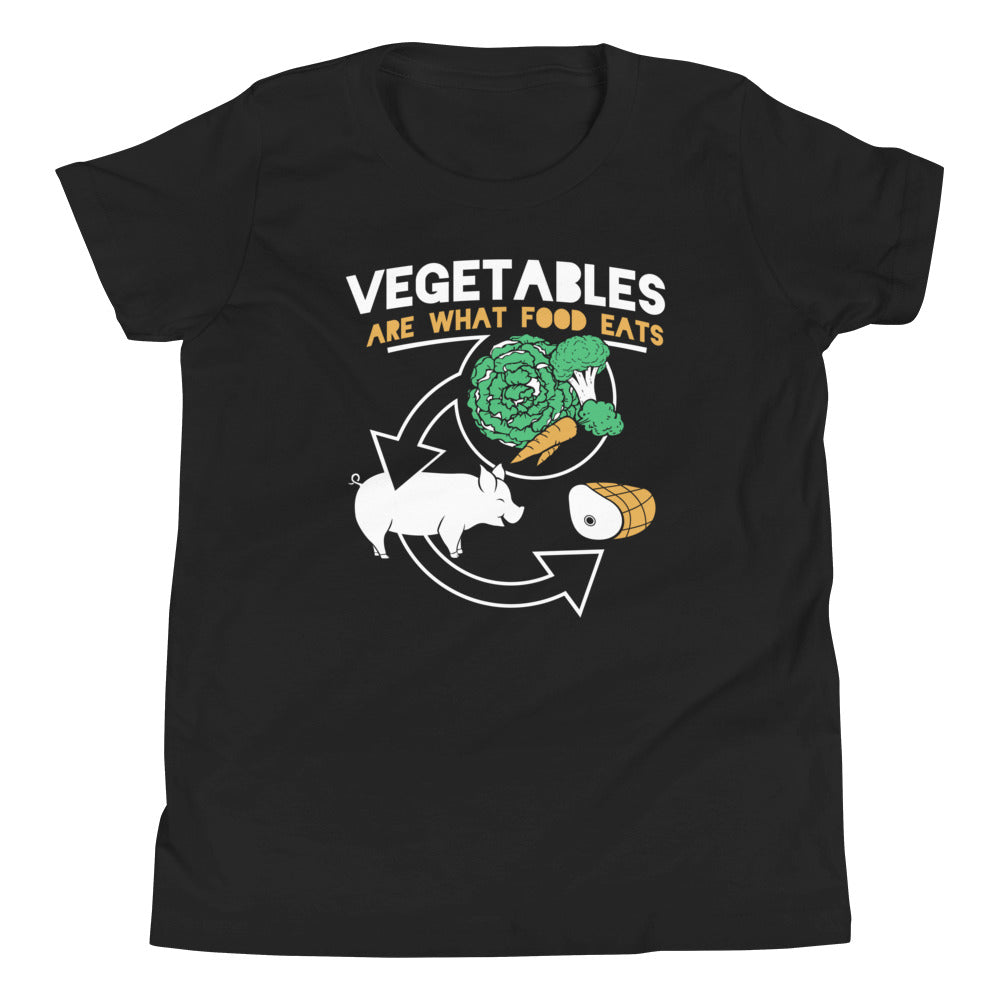 Vegetables Are What Food Eats Kid's Youth Tee product image 2