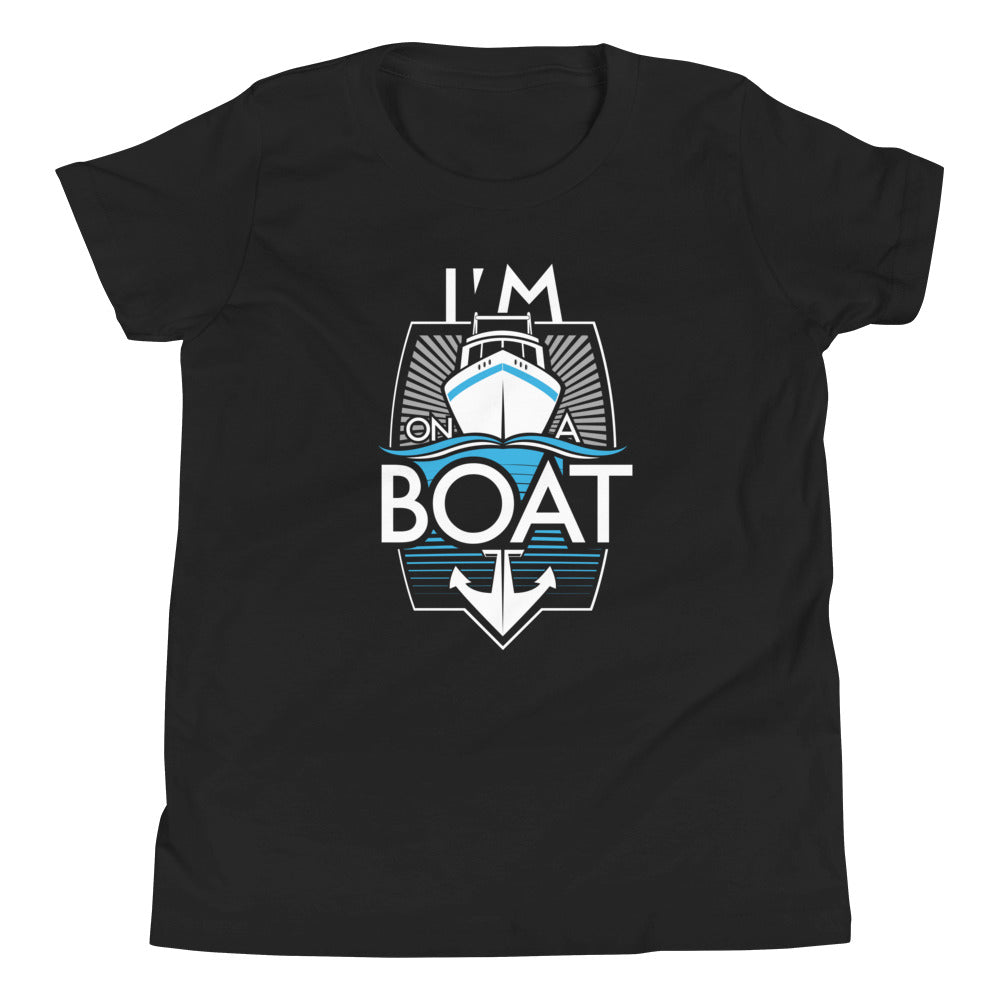 I'm On A Boat Kid's Youth Tee product image 2