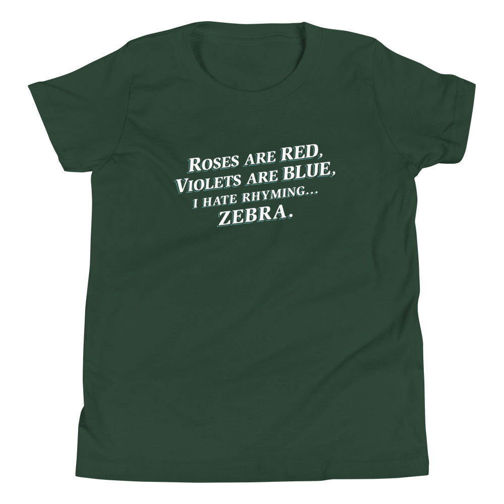 I Hate Rhyming Kid's Youth Tee product image 4