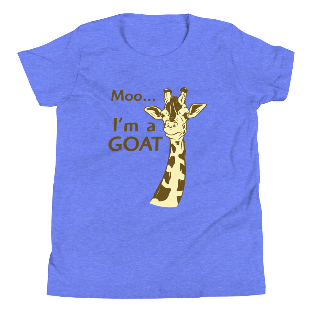 Moo, I'm A Goat Kid's Youth Tee product image 1