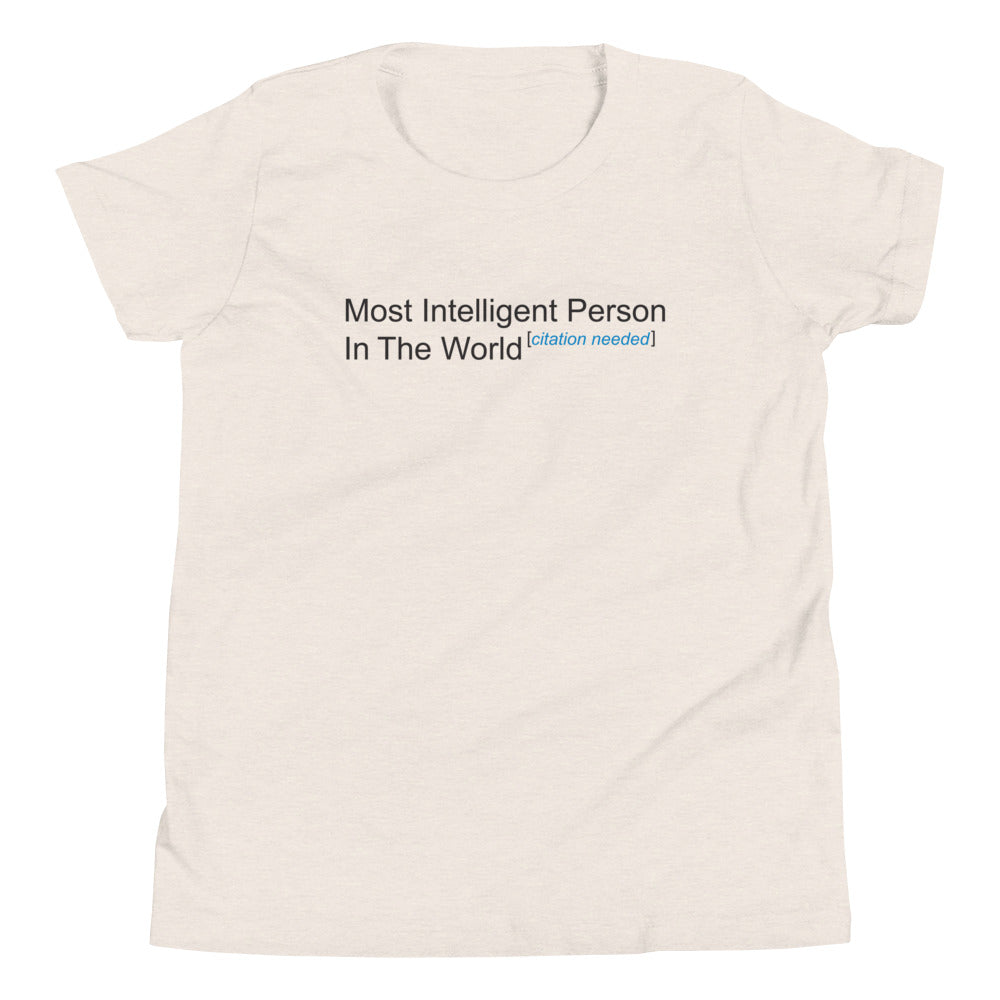 Most Intelligent Person in the World Citation Needed Kid's product image 4