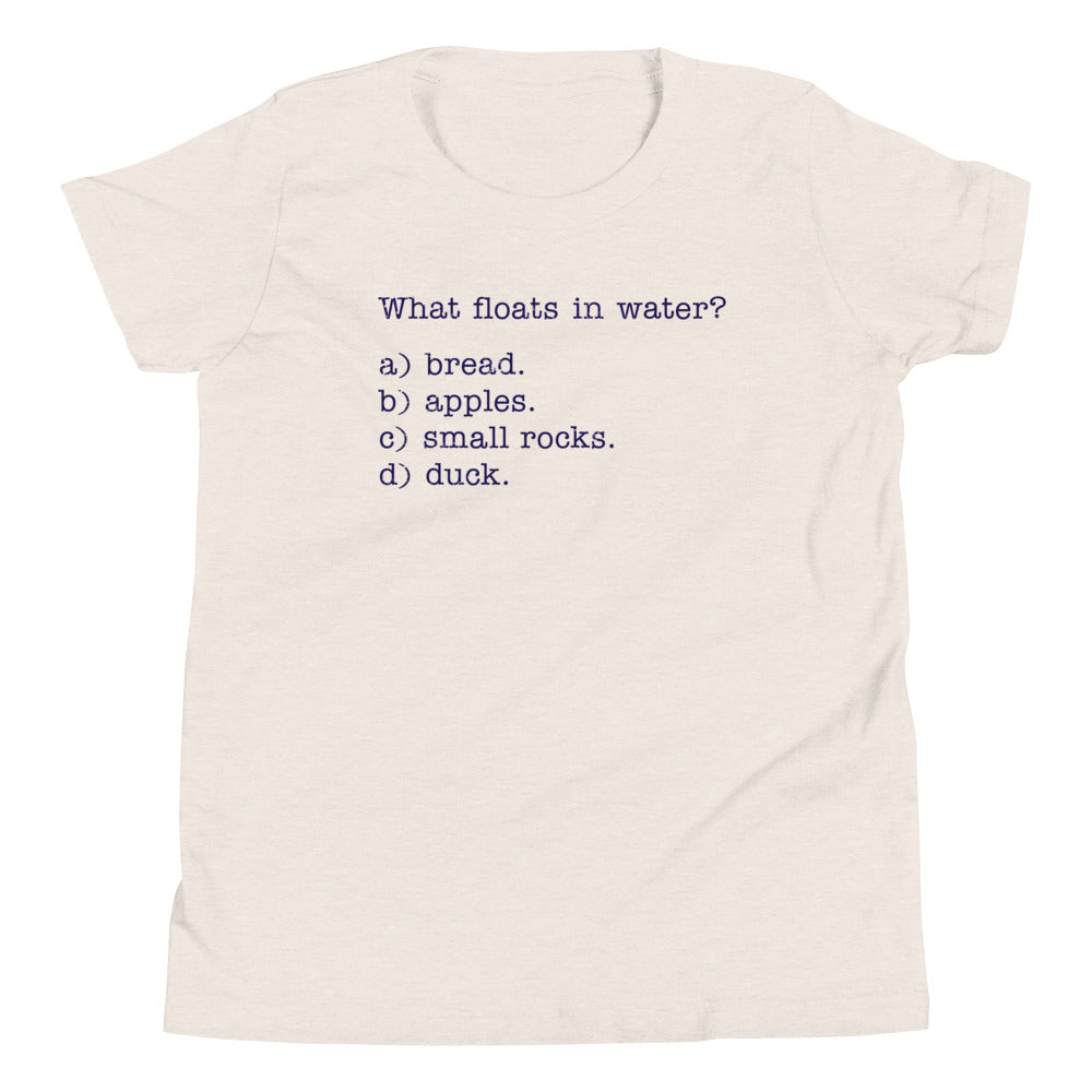 What Floats In Water? Kid's Youth Tee product image 3