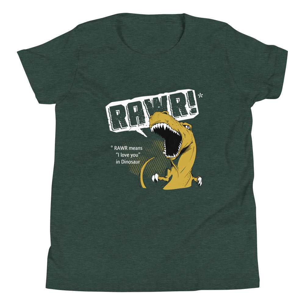 Rawr Means I Love You Kid's Youth Tee product image 3