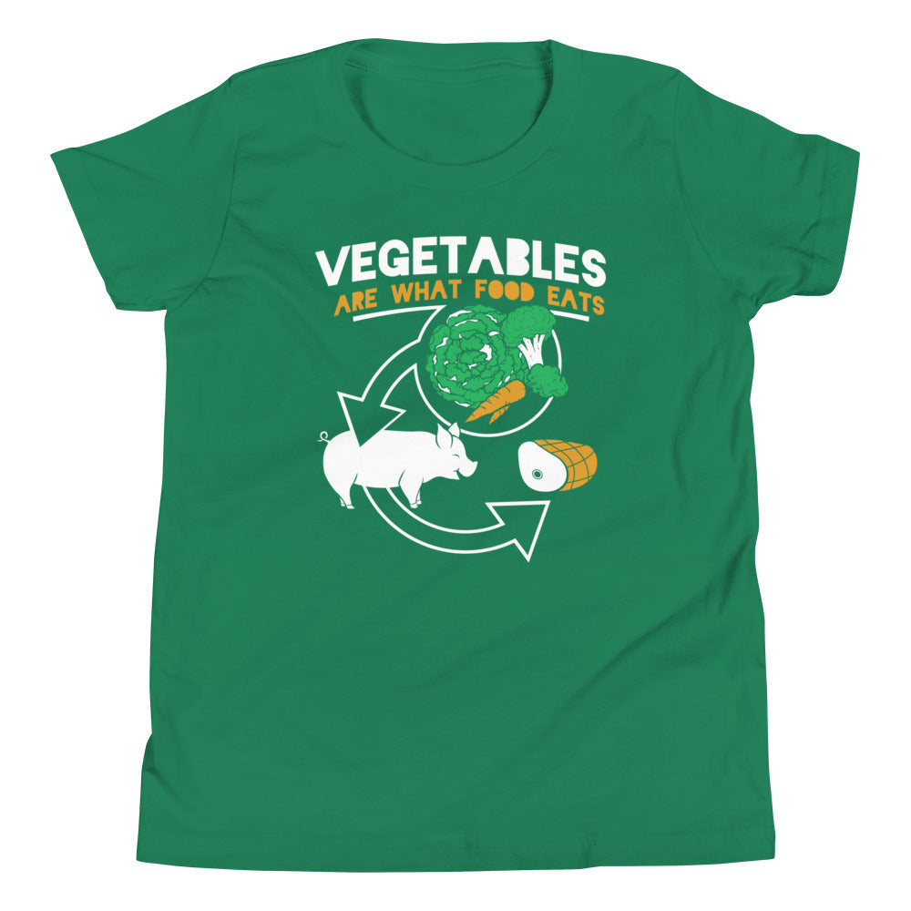 Vegetables Are What Food Eats Kid's Youth Tee product image 1