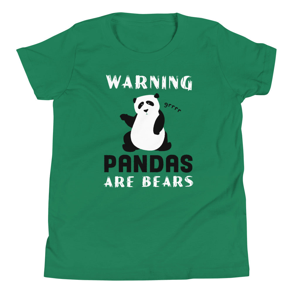 Warning, Pandas Are Bears Kid's Youth Tee product image 4