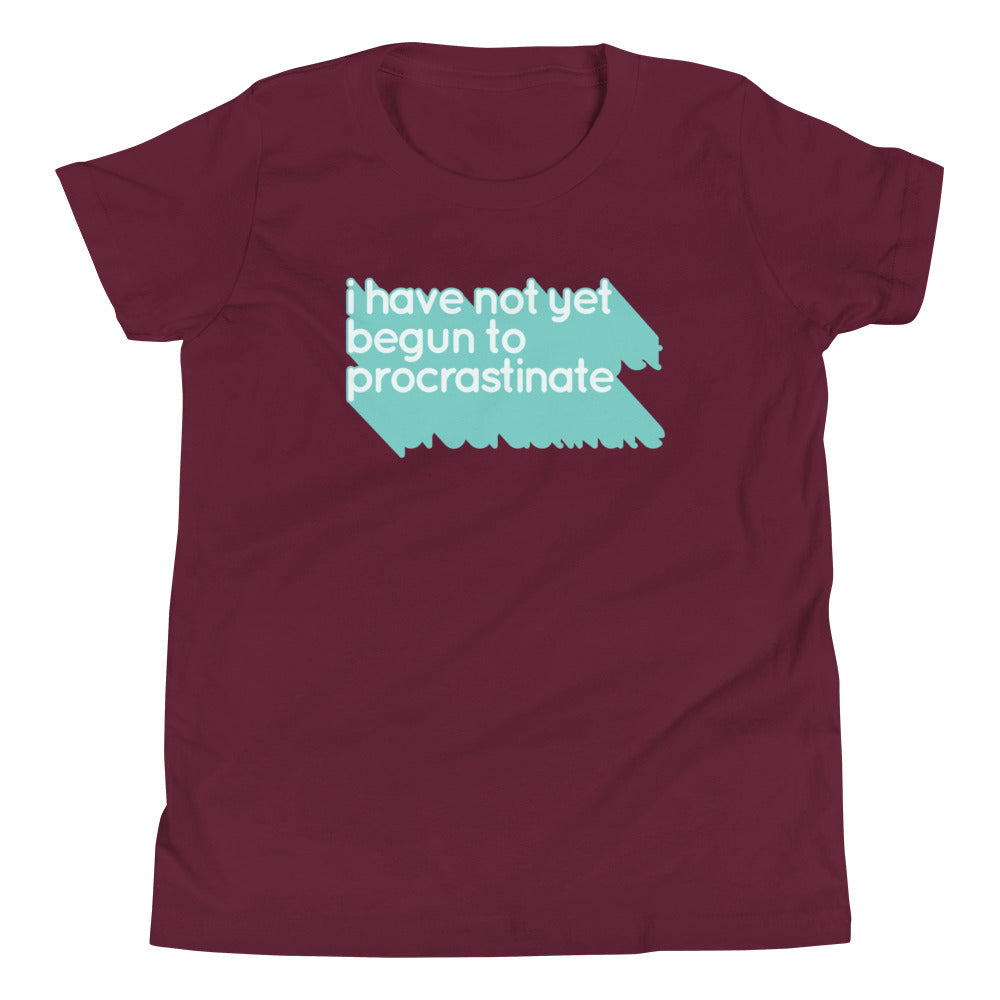 Not Begun To Procrastinate Kid's Youth Tee product image 3