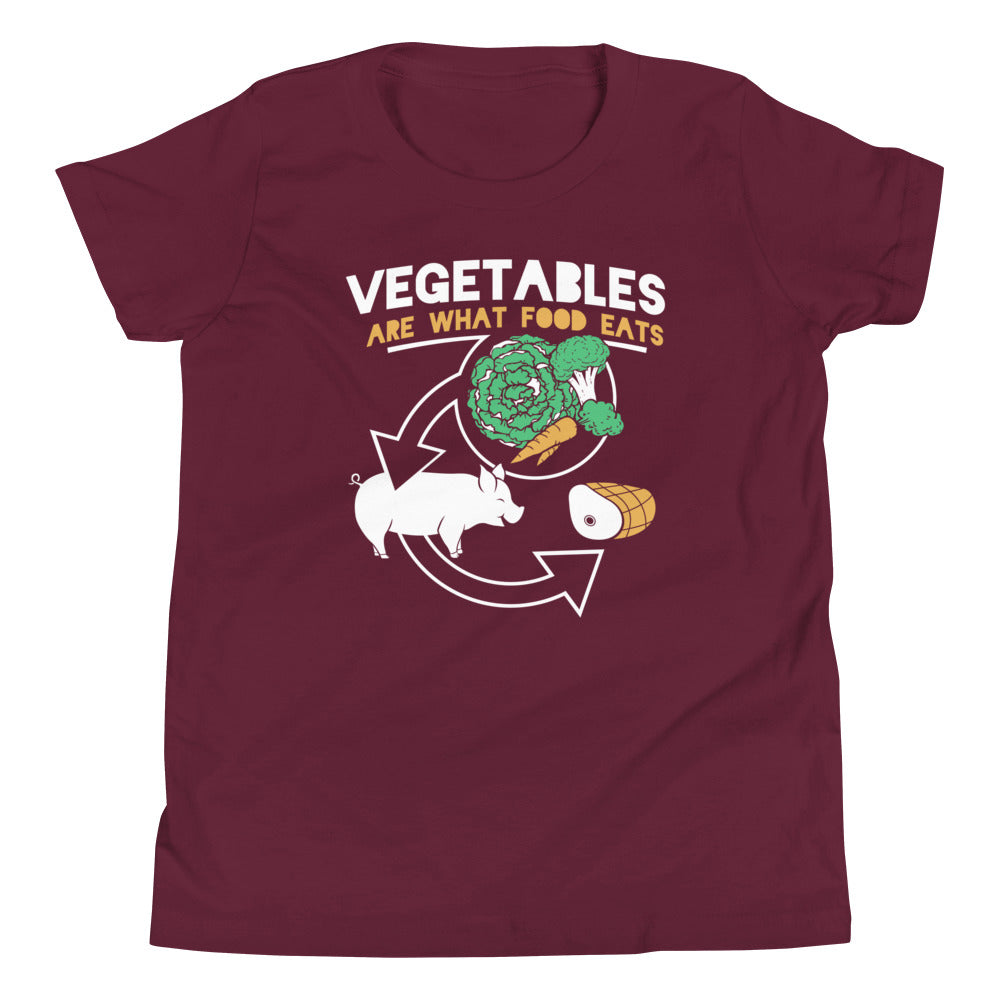 Vegetables Are What Food Eats Kid's Youth Tee product image 4