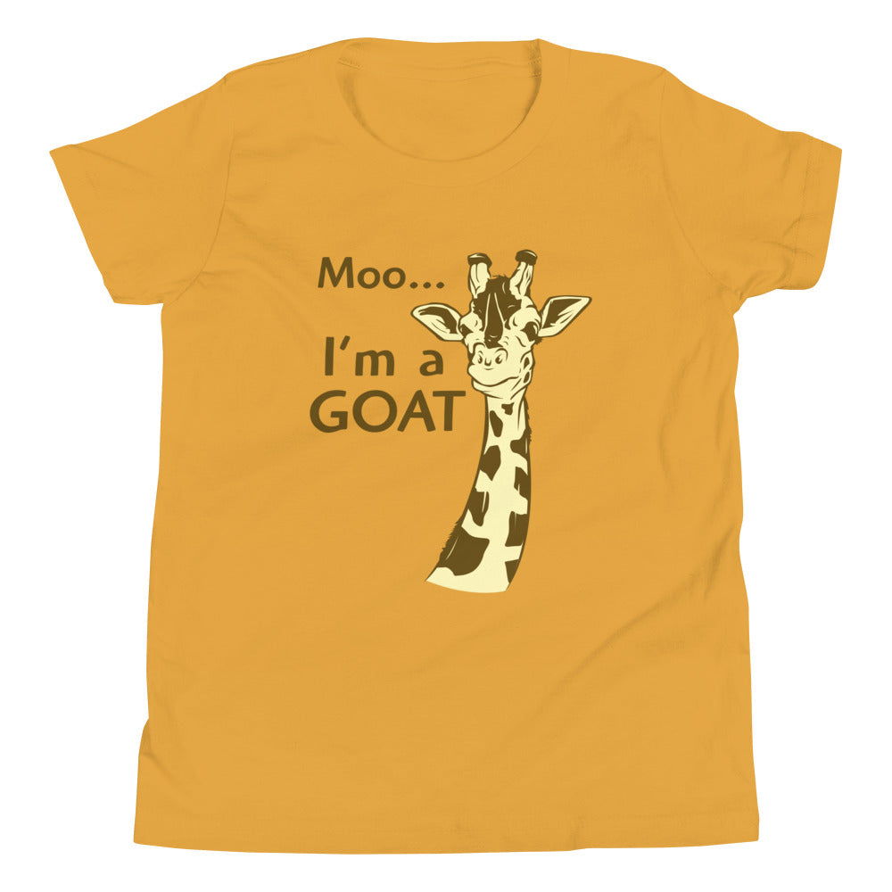 Moo, I'm A Goat Kid's Youth Tee product image 3