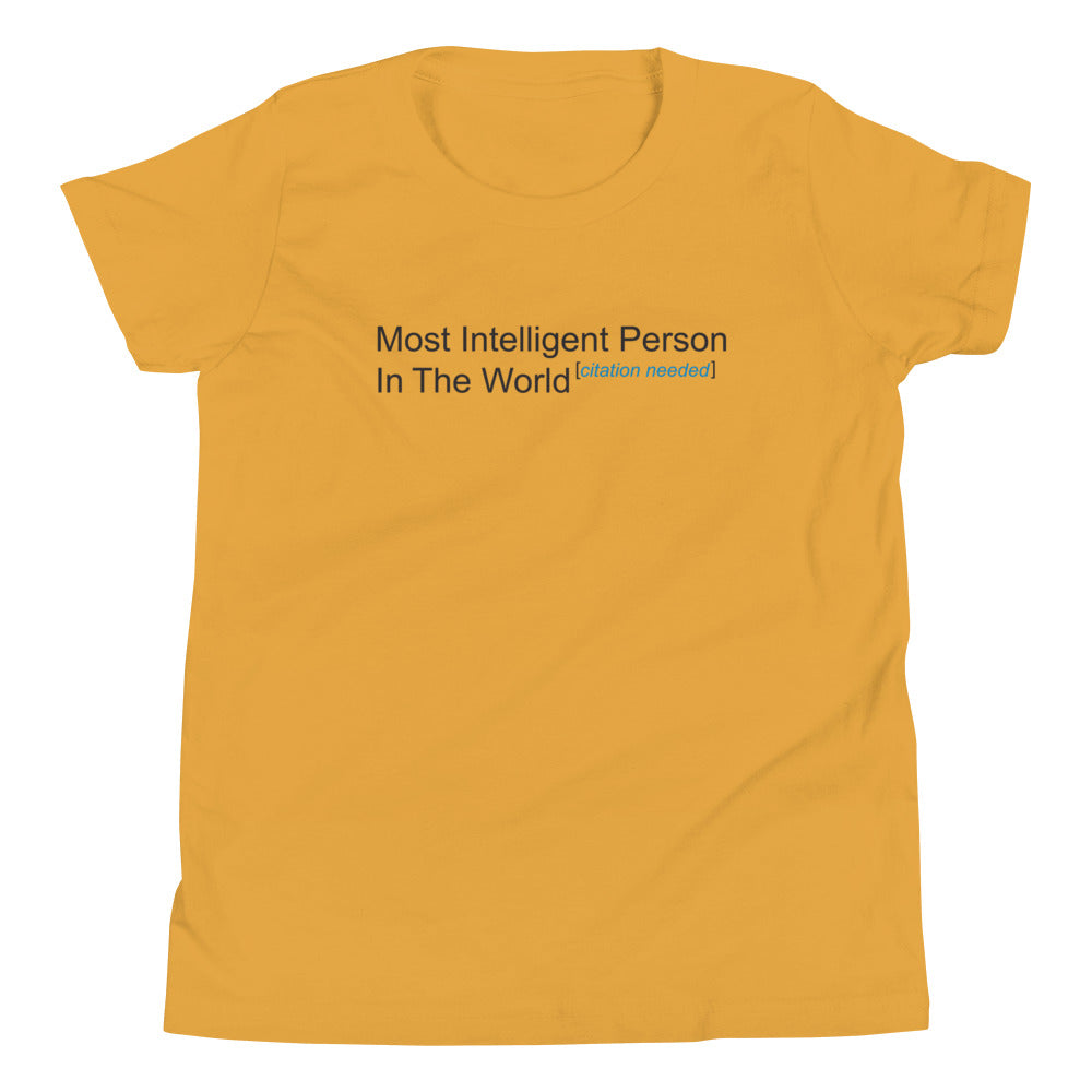 Most Intelligent Person in the World Citation Needed Kid's product image 3