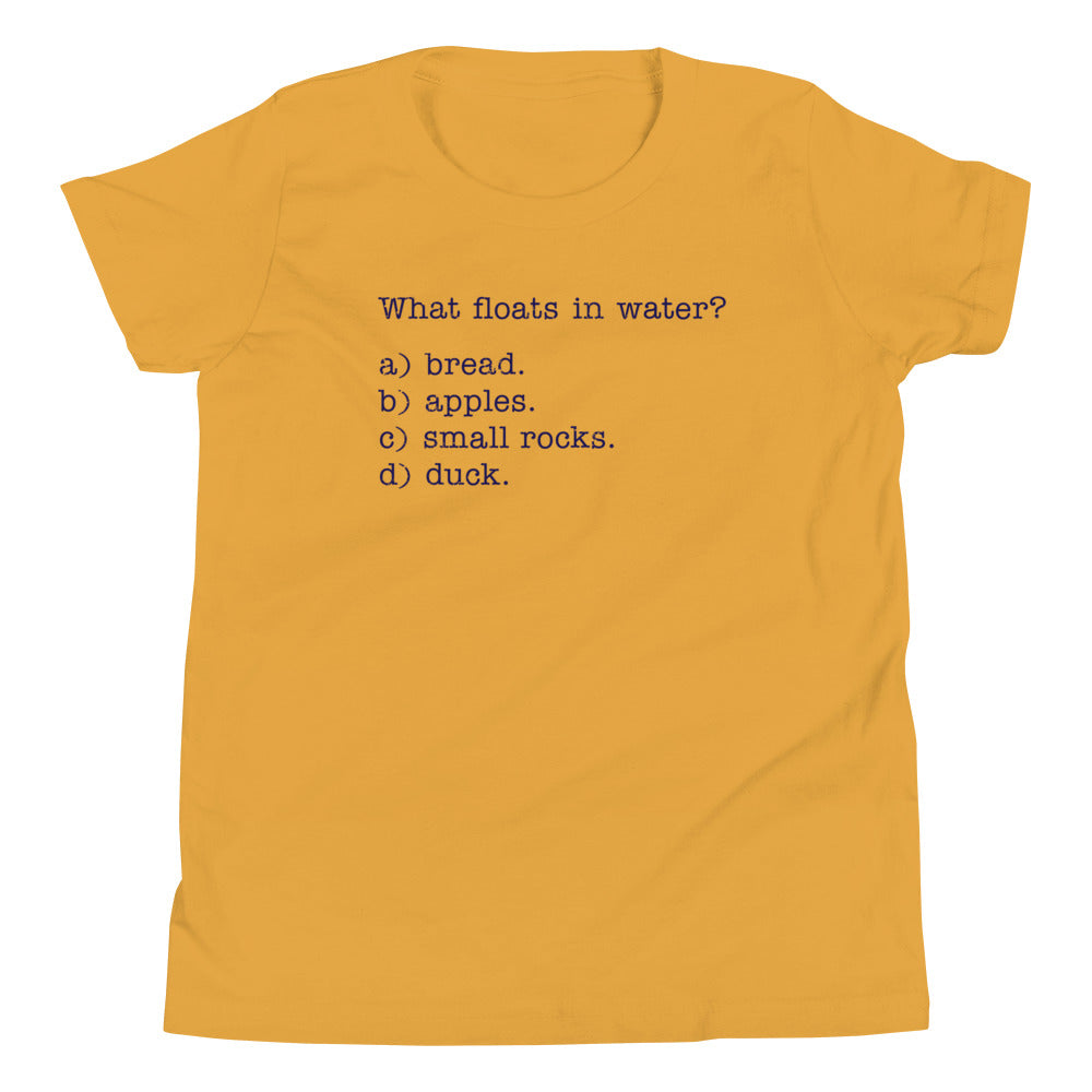 What Floats In Water? Kid's Youth Tee product image 2