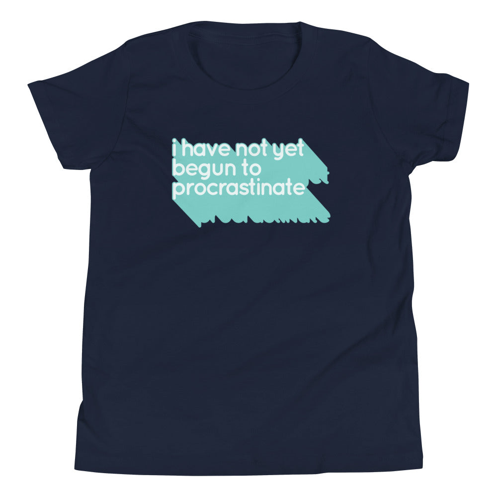 Not Begun To Procrastinate Kid's Youth Tee product image 1