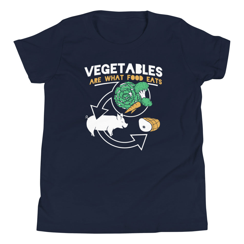 Vegetables Are What Food Eats Kid's Youth Tee product image 3