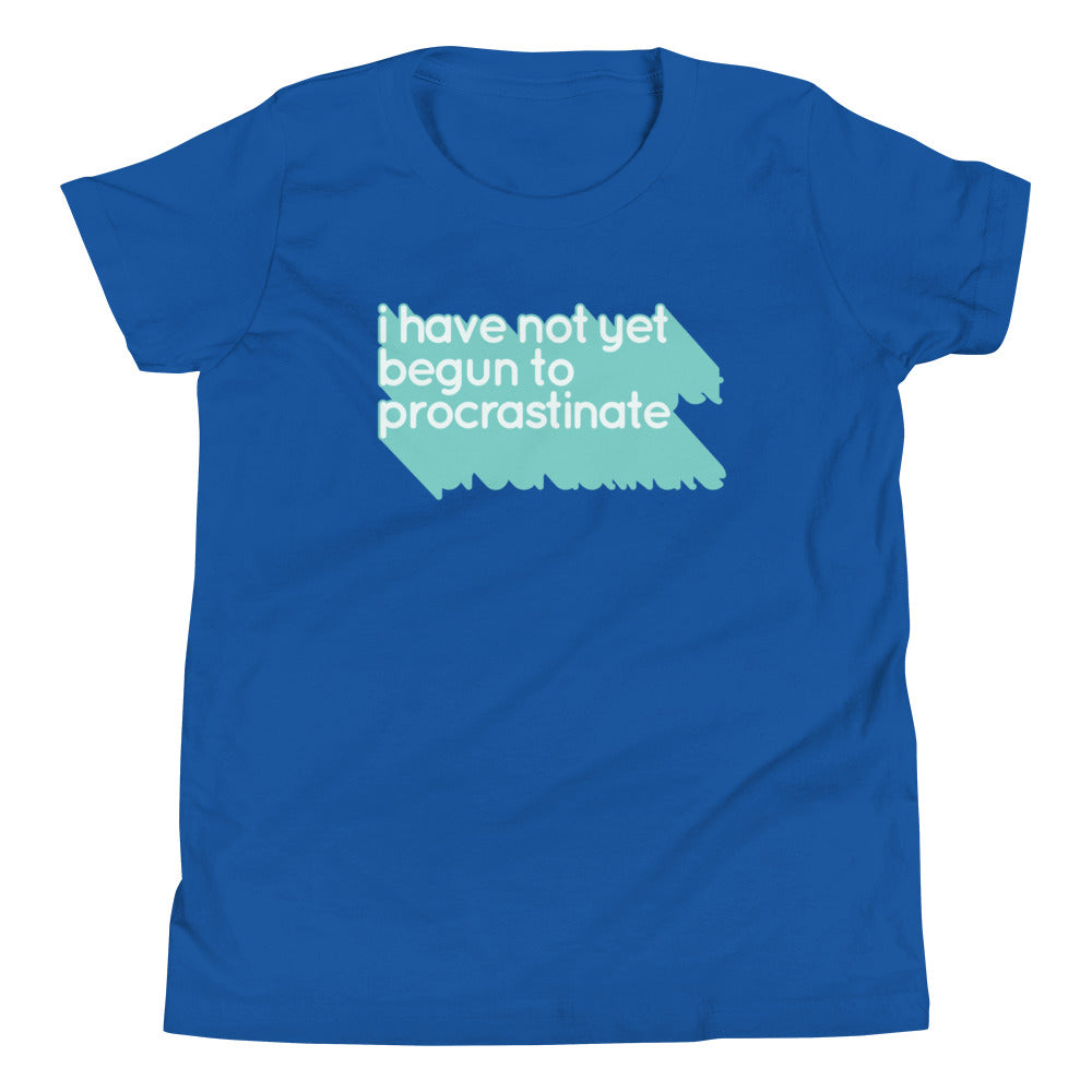 Not Begun To Procrastinate Kid's Youth Tee product image 4