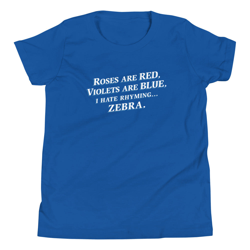 I Hate Rhyming Kid's Youth Tee product image 6