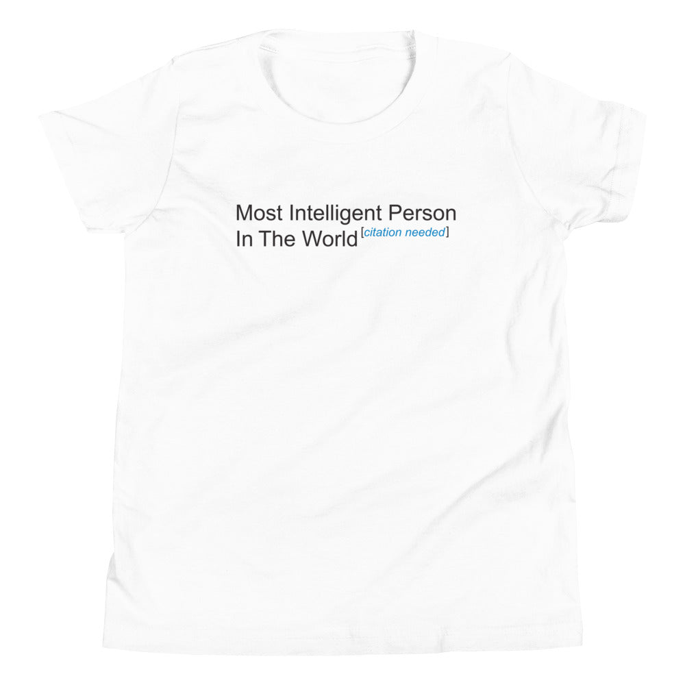Most Intelligent Person in the World Citation Needed Kid's product image 1